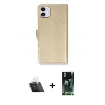 MARSİLYAN™- iPhone 12 Mini Kılıf Siluet Işık Serisi - Siyah 360 Mat Full Body Arka Koruyucu + Kamera Lens Koruma Cam - SF