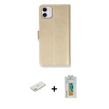 MARSİLYAN™- iPhone 12 Mini Kılıf Siluet Işık Serisi - Siyah Polymer Nano Ekran Koruyucu + Renkli Kamera Lens Koruma Cam - TU