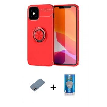 MARSİLYAN™- iPhone 12 Mini Kılıf Yankı Form Prime - Şeffaf Royal Nano Ekran Koruyucu + Shine Kamera Lens Koruma Cam - GS