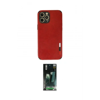 MARSİLYAN™- iPhone 12 Pro Kılıf Doruk Asil Koleksiyonu - Siyah 360 Mat Full Body Arka Koruyucu