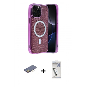 MARSİLYAN™- iPhone 12 Pro Kılıf Eksen Çizgi - Şeffaf Uv Polymer Nano Ekran Koruyucu + Renkli Kamera Lens Koruma Cam - SI
