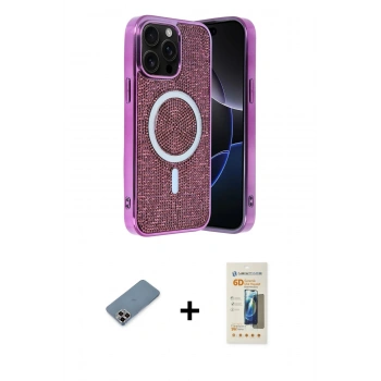 MARSİLYAN™- iPhone 12 Pro Kılıf Eksen Çizgi - Siyah 6D Mat Seramik Hayalet Nano Ekran Koruyucu + Metal Kamera Lens Koruma Cam - MR