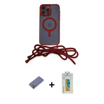 MARSİLYAN™- iPhone 12 Pro Kılıf Eksen Özel Seri - Siyah Polymer Nano Ekran Koruyucu + Metal Kamera Lens Koruma Cam - GD