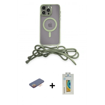 MARSİLYAN™- iPhone 12 Pro Kılıf Eksen Özel Seri - Siyah Polymer Nano Ekran Koruyucu + Renkli Kamera Lens Koruma Cam - TU