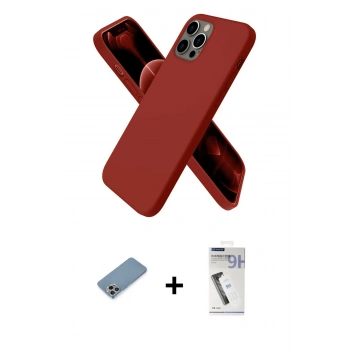 MARSİLYAN™- iPhone 12 Pro Kılıf Kozmos Yansıma Özel Seri - Şeffaf Uv Polymer Nano Ekran Koruyucu + Shine Kamera Lens Koruma Cam - GI