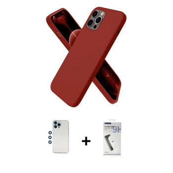 MARSİLYAN™- iPhone 12 Pro Kılıf Kozmos Yansıma Özel Seri - Şeffaf Uv Polymer Nano Ekran Koruyucu + Shine Kamera Lens - MI