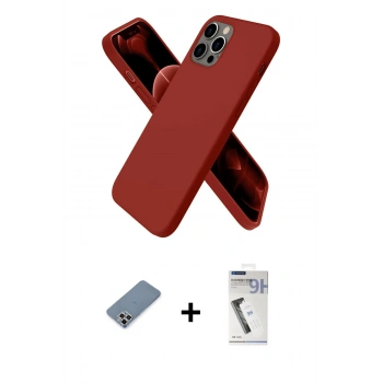 MARSİLYAN™- iPhone 12 Pro Kılıf Kozmos Yansıma Özel Seri - Şeffaf Uv Polymer Nano Ekran Koruyucu + Metal Kamera Lens Koruma Cam - GS