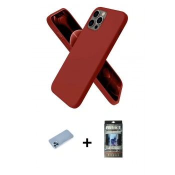 MARSİLYAN™- iPhone 12 Pro Kılıf Kozmos Yansıma Özel Seri - Siyah 34D Hayalet Izgaralı Cam + Shine Kamera Lens Koruma Cam - MI