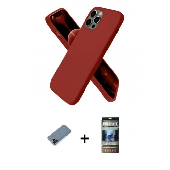 MARSİLYAN™- iPhone 12 Pro Kılıf Kozmos Yansıma Özel Seri - Siyah 34D Hayalet Izgaralı Cam + Shine Kamera Lens Koruma Cam - SH
