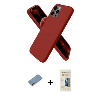 MARSİLYAN™- iPhone 12 Pro Kılıf Kozmos Yansıma Özel Seri - Siyah 6D Mat Seramik Hayalet Nano Ekran Koruyucu + Shine Kamera Lens Koruma Cam - GS