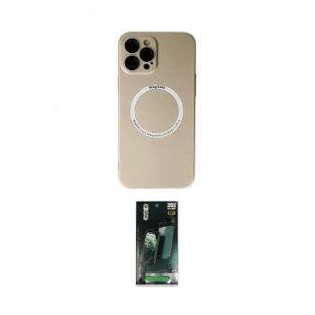 MARSİLYAN™- iPhone 12 Pro Kılıf Zirve Klasik Prime - Siyah 360 Mat Full Body Arka Koruyucu