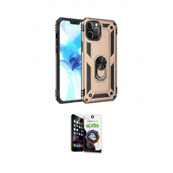 MARSİLYAN™- iPhone 12 Pro Max Kılıf Ahenk Klasik Koleksiyonu - Şeffaf Temperli Cam Ekran Koruyucu