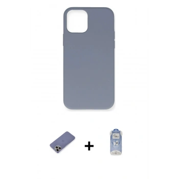 MARSİLYAN™- iPhone 12 Pro Max Kılıf Ahenk Serisi - Siyah Joko Magic 5D Cam + Metal Kamera Lens Koruma Cam - GD