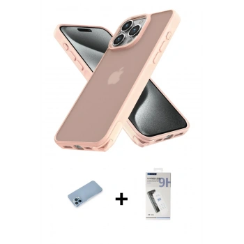 MARSİLYAN™- iPhone 12 Pro Max Kılıf Atlas Form - Şeffaf Uv Polymer Nano Ekran Koruyucu + Shine Kamera Lens Koruma Cam - MI