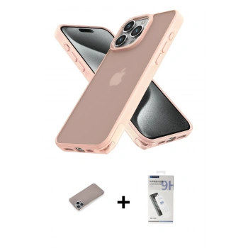 MARSİLYAN™- iPhone 12 Pro Max Kılıf Atlas Form - Şeffaf Uv Polymer Nano Ekran Koruyucu + Shine Kamera Lens Koruma Cam - SABE