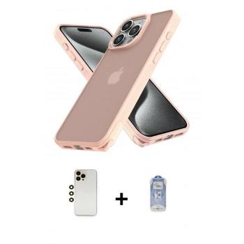 MARSİLYAN™- iPhone 12 Pro Max Kılıf Atlas Form - Siyah Joko Magic 5D Cam + Shine Kamera Lens - GD