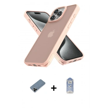 MARSİLYAN™- iPhone 12 Pro Max Kılıf Atlas Form - Siyah Joko Magic 5D Cam + Shine Kamera Lens Koruma Cam - SH