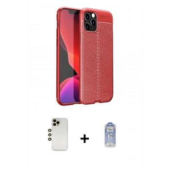 MARSİLYAN™- iPhone 12 Pro Max Kılıf Doruk Klasik Özel Seri - Siyah Joko Magic 5D Cam + Shine Kamera Lens - GD