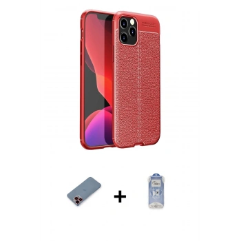 MARSİLYAN™- iPhone 12 Pro Max Kılıf Doruk Klasik Özel Seri - Siyah Joko Magic 5D Cam + Metal Kamera Lens Koruma Cam - KI