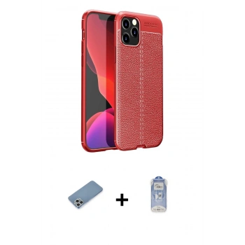 MARSİLYAN™- iPhone 12 Pro Max Kılıf Doruk Klasik Özel Seri - Siyah Joko Magic 5D Cam + Shine Kamera Lens Koruma Cam - GS
