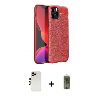 MARSİLYAN™- iPhone 12 Pro Max Kılıf Doruk Klasik Özel Seri - Siyah Joko Magic 5D Hayalet Cam + Shine Kamera Lens - GD