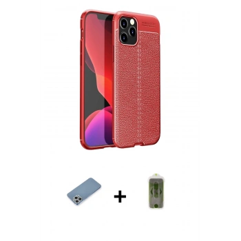 MARSİLYAN™- iPhone 12 Pro Max Kılıf Doruk Klasik Özel Seri - Siyah Joko Magic 5D Hayalet Cam + Shine Kamera Lens Koruma Cam - GS