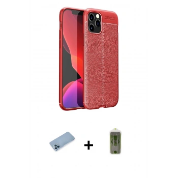 MARSİLYAN™- iPhone 12 Pro Max Kılıf Doruk Klasik Özel Seri - Siyah Joko Magic 5D Hayalet Cam + Shine Kamera Lens Koruma Cam - MI