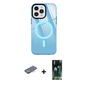 MARSİLYAN™- iPhone 12 Pro Max Kılıf Doruk Prime - Siyah 360 Mat Full Body Arka Koruyucu + Renkli Kamera Lens Koruma Cam - TU