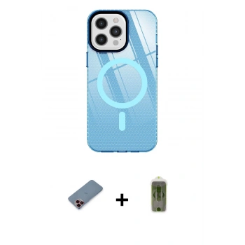 MARSİLYAN™- iPhone 12 Pro Max Kılıf Doruk Prime - Siyah Joko Magic 5D Hayalet Cam + Metal Kamera Lens Koruma Cam - KI