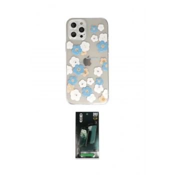 MARSİLYAN™- iPhone 12 Pro Max Kılıf Eksen Asil Prime - Siyah 360 Mat Full Body Arka Koruyucu