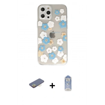 MARSİLYAN™- iPhone 12 Pro Max Kılıf Eksen Asil Prime - Siyah Joko Magic 5D Cam + Renkli Kamera Lens Koruma Cam - SI