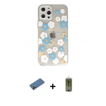 MARSİLYAN™- iPhone 12 Pro Max Kılıf Eksen Asil Prime - Siyah Joko Magic 5D Hayalet Cam + Shine Kamera Lens Koruma Cam - GD