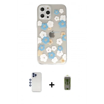 MARSİLYAN™- iPhone 12 Pro Max Kılıf Eksen Asil Prime - Siyah Joko Magic 5D Hayalet Cam + Shine Kamera Lens - LT