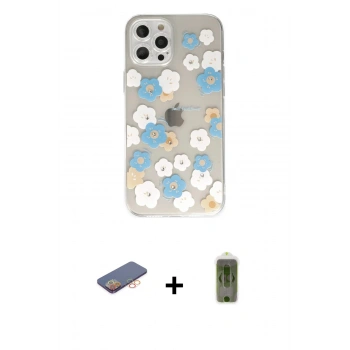 MARSİLYAN™- iPhone 12 Pro Max Kılıf Eksen Asil Prime - Siyah Joko Magic 5D Hayalet Cam + Renkli Kamera Lens Koruma Cam - TU
