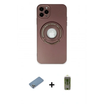 MARSİLYAN™- iPhone 12 Pro Max Kılıf Eksen Klasik Prime - Siyah Joko Magic 5D Hayalet Cam + Shine Kamera Lens Koruma Cam - GS