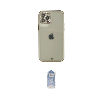 MARSİLYAN™- iPhone 12 Pro Max Kılıf Eksen Minimal Koleksiyonu - Siyah Joko Magic 5D Cam