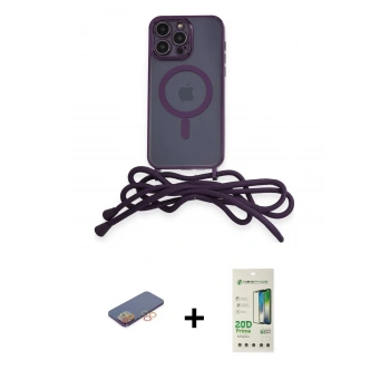 MARSİLYAN™- iPhone 12 Pro Max Kılıf Eksen Özel Seri - Siyah 20D Premium Cam Ekran Koruyucu + Renkli Kamera Lens Koruma Cam - TU