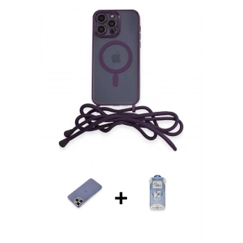 MARSİLYAN™- iPhone 12 Pro Max Kılıf Eksen Özel Seri - Siyah Joko Magic 5D Cam + Metal Kamera Lens Koruma Cam - GD