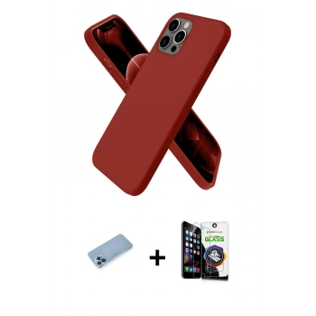 MARSİLYAN™- iPhone 12 Pro Max Kılıf Kozmos Yansıma Özel Seri - Şeffaf Temperli Cam Ekran Koruyucu + Shine Kamera Lens Koruma Cam - MI