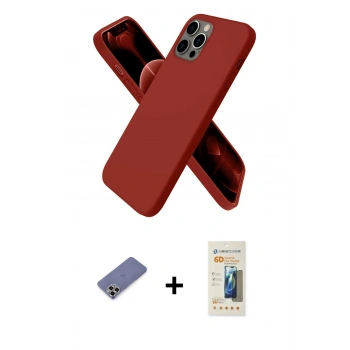 MARSİLYAN™- iPhone 12 Pro Max Kılıf Kozmos Yansıma Özel Seri - Siyah 6D Mat Seramik Hayalet Nano Ekran Koruyucu + Metal Kamera Lens Koruma Cam - GD