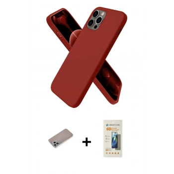 MARSİLYAN™- iPhone 12 Pro Max Kılıf Kozmos Yansıma Özel Seri - Siyah 6D Mat Seramik Hayalet Nano Ekran Koruyucu + Shine Kamera Lens Koruma Cam - SABE