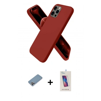 MARSİLYAN™- iPhone 12 Pro Max Kılıf Kozmos Yansıma Özel Seri - Siyah Joko 5D Cam + Shine Kamera Lens Koruma Cam - GI