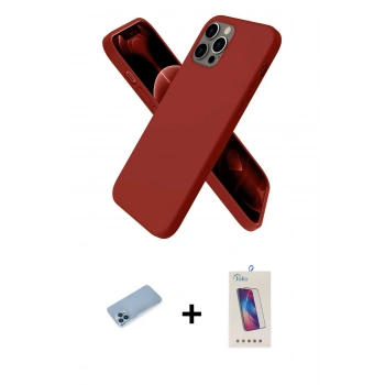 MARSİLYAN™- iPhone 12 Pro Max Kılıf Kozmos Yansıma Özel Seri - Siyah Joko 5D Cam + Shine Kamera Lens Koruma Cam - MI