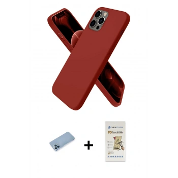 MARSİLYAN™- iPhone 12 Pro Max Kılıf Kozmos Yansıma Özel Seri - Siyah Mat Seramik Nano Ekran Koruyucu + Shine Kamera Lens Koruma Cam - MI