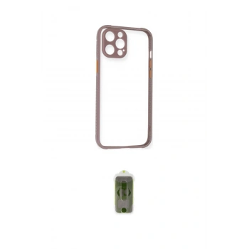 MARSİLYAN™- iPhone 12 Pro Max Kılıf Nova Asil Özel Seri - Siyah Joko Magic 5D Hayalet Cam