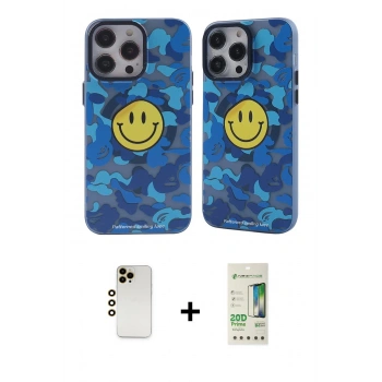 MARSİLYAN™- iPhone 12 Pro Max Kılıf Nova Doku Koleksiyonu - Siyah 20D Premium Cam Ekran Koruyucu + Shine Kamera Lens - GD