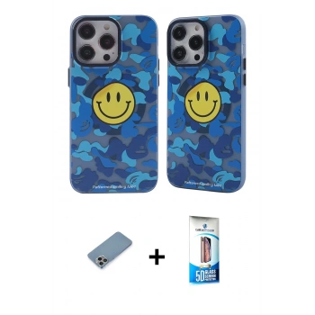 MARSİLYAN™- iPhone 12 Pro Max Kılıf Nova Doku Koleksiyonu - Siyah 5D Eko Cam Ekran Koruyucu + Shine Kamera Lens Koruma Cam - GI