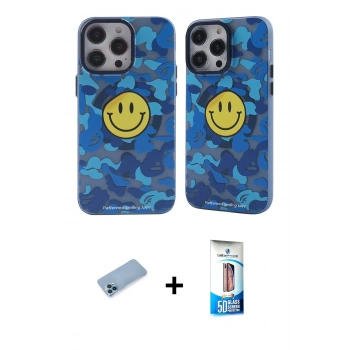 MARSİLYAN™- iPhone 12 Pro Max Kılıf Nova Doku Koleksiyonu - Siyah 5D Eko Cam Ekran Koruyucu + Shine Kamera Lens Koruma Cam - MI