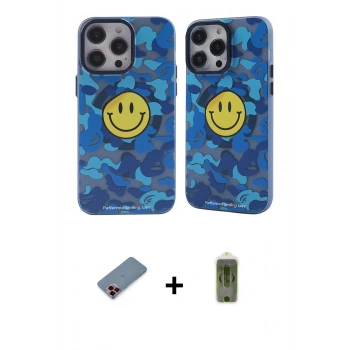 MARSİLYAN™- iPhone 12 Pro Max Kılıf Nova Doku Koleksiyonu - Siyah Joko Magic 5D Hayalet Cam + Metal Kamera Lens Koruma Cam - KI