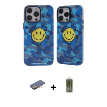 MARSİLYAN™- iPhone 12 Pro Max Kılıf Nova Doku Koleksiyonu - Siyah Joko Magic 5D Hayalet Cam + Renkli Kamera Lens Koruma Cam - TU